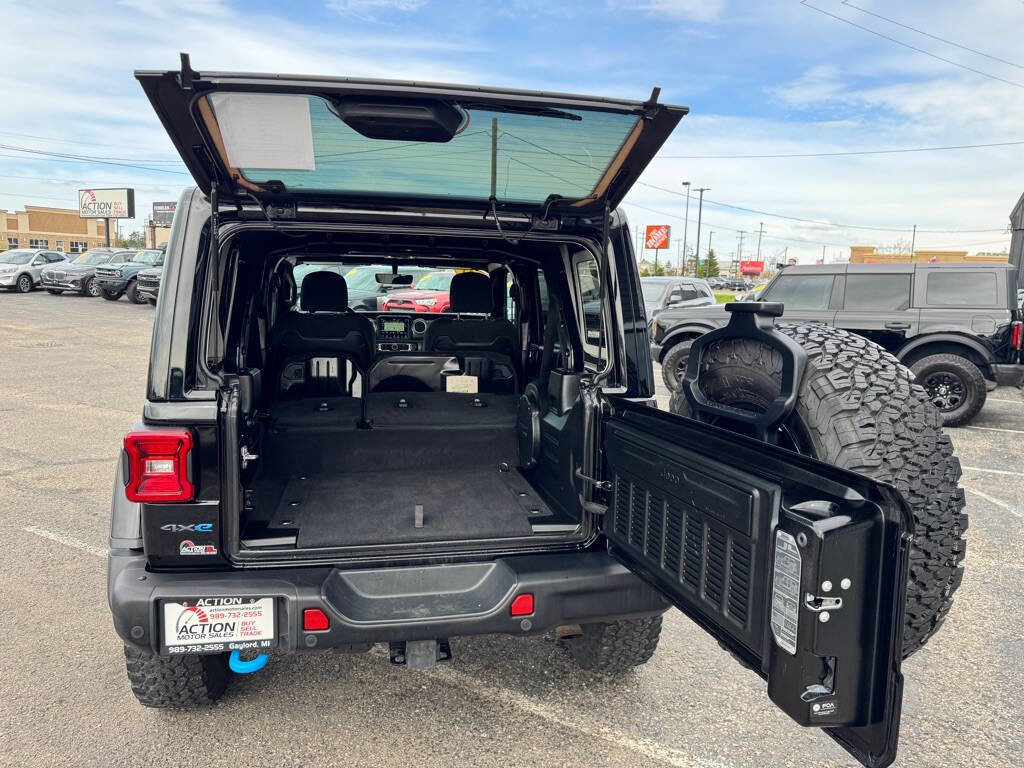 Used 2021 Jeep Wrangler Unlimited Rubicon 4xe w/ Steel Bumper Group image 46