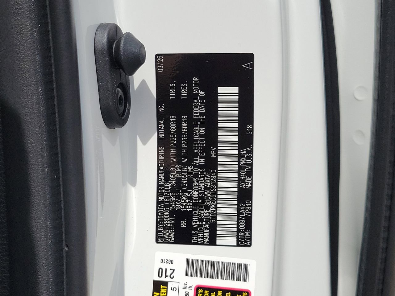 New 2026 Toyota Sienna Limited image 36