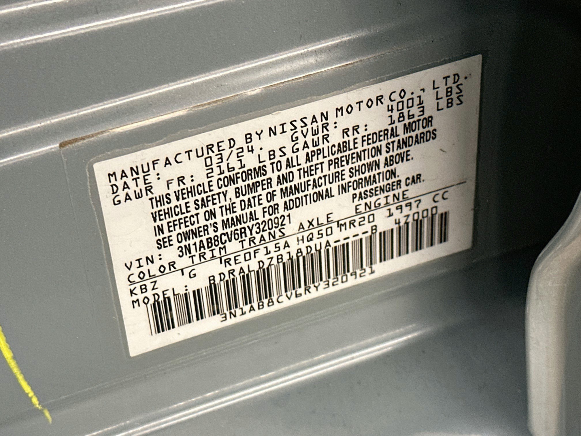 Used 2024 Nissan Sentra SV FWD image 12