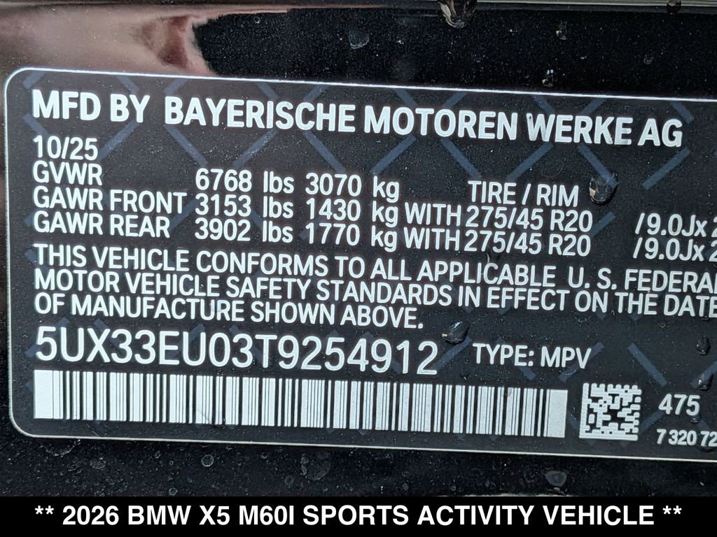 New 2026 BMW X5 M60i image 31
