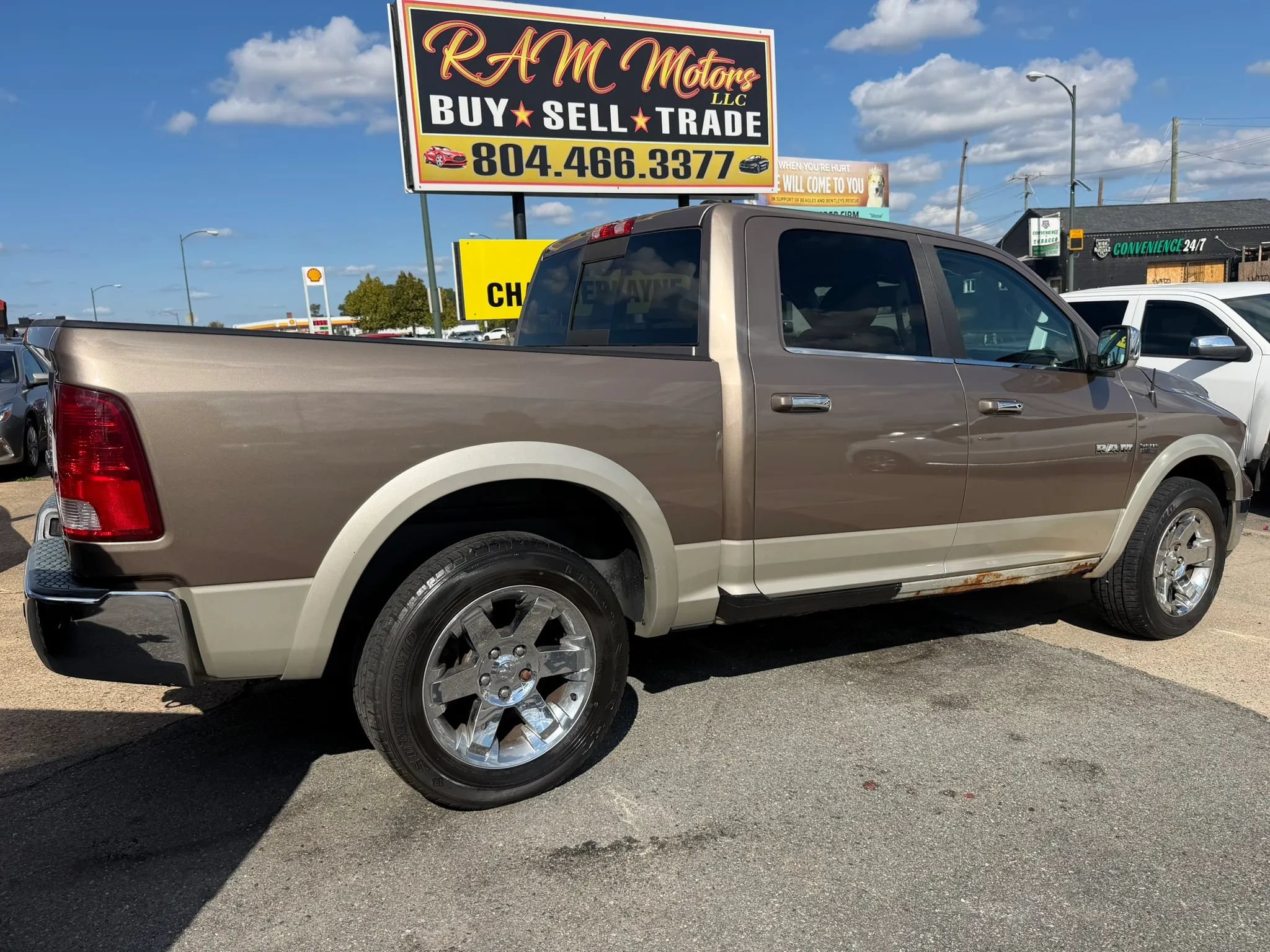 Used 2010 Dodge Ram 1500 Truck Laramie w/ Protection Group AWD/4WD image 3