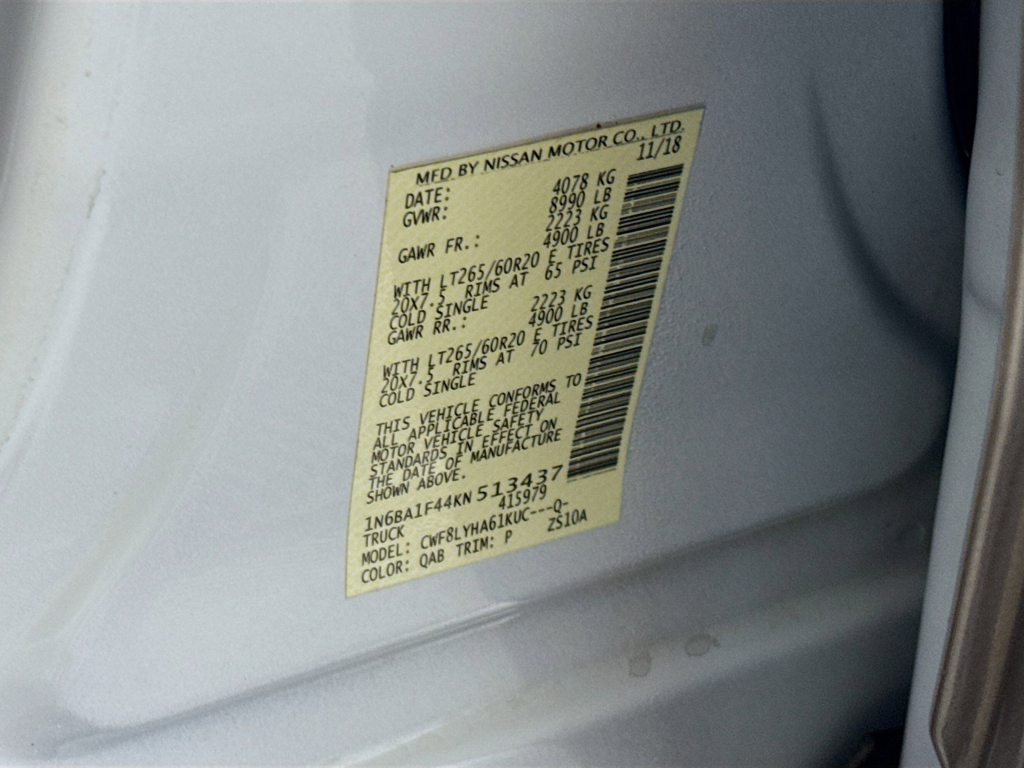 Used 2019 Nissan Titan Platinum Reserve w/ Platinum Utility Package image 40