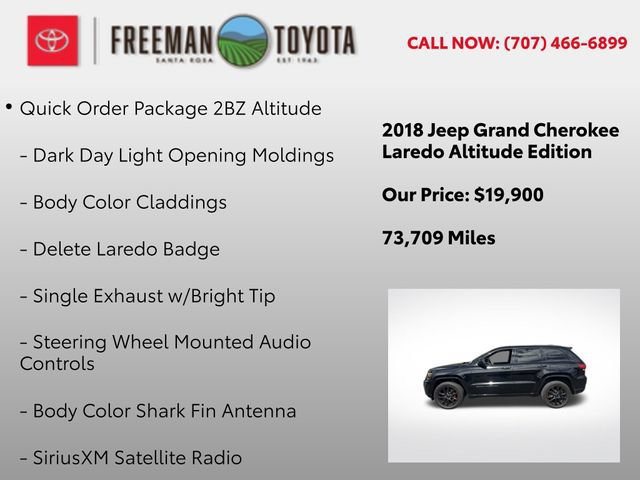 Used 2018 Jeep Grand Cherokee Altitude AWD/4WD image 10