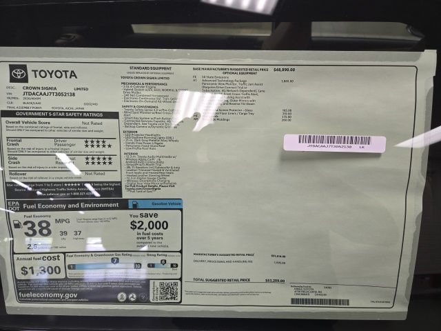 New 2026 Toyota Crown Signia AWD/4WD image 7