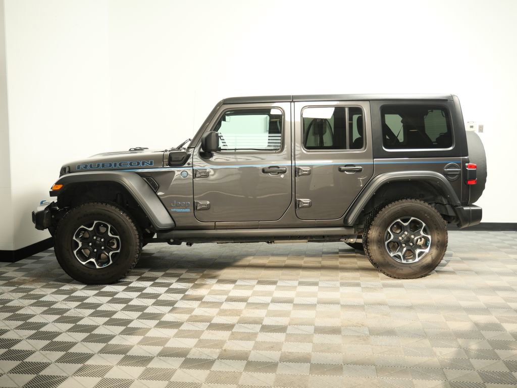 Used 2022 Jeep Wrangler Unlimited Rubicon 4xe w/ Cold Weather Group image 4