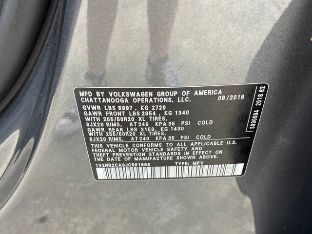 Used 2018 Volkswagen Atlas SEL Premium AWD/4WD image 21