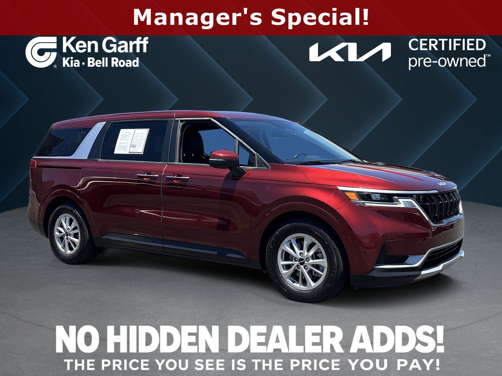 Certified 2024 Kia Carnival LX