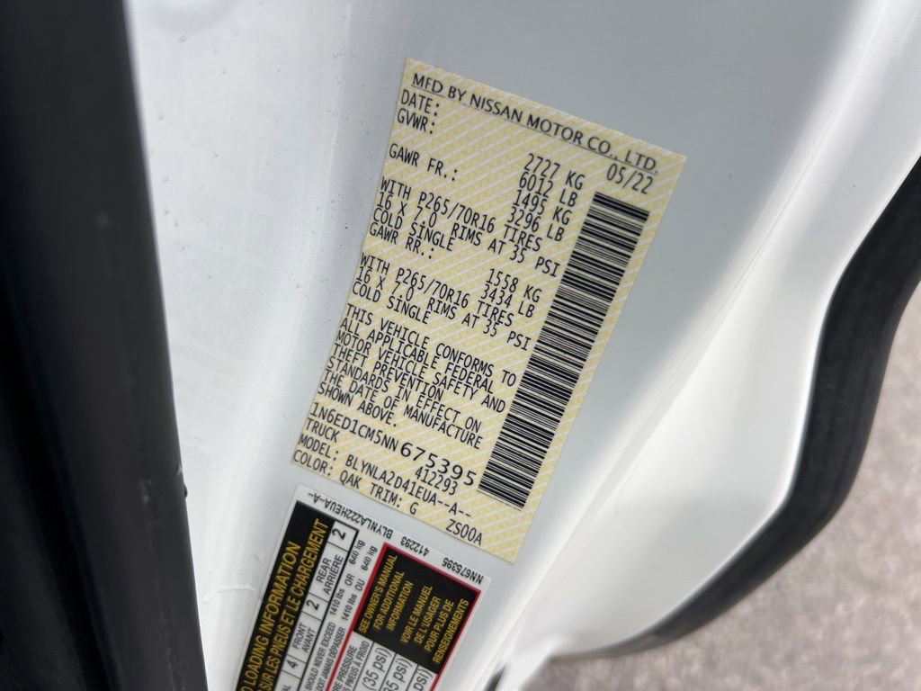 Used 2022 Nissan Frontier S image 31