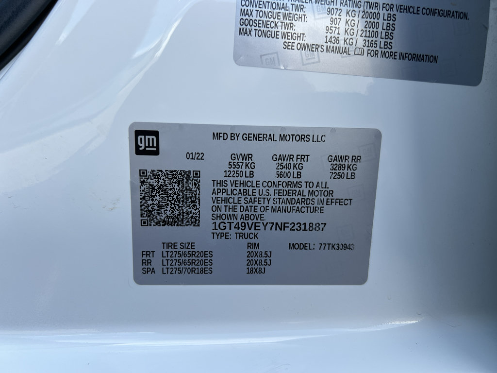 Certified 2022 GMC Sierra 3500 AT4 w/ AT4 Preferred Package AWD/4WD image 5