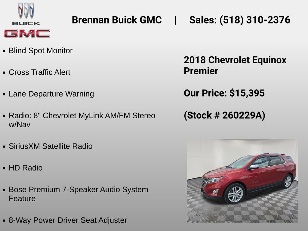 Certified 2018 Chevrolet Equinox Premier AWD/4WD image 12