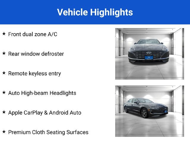 Used 2022 Hyundai Sonata Blue FWD image 2