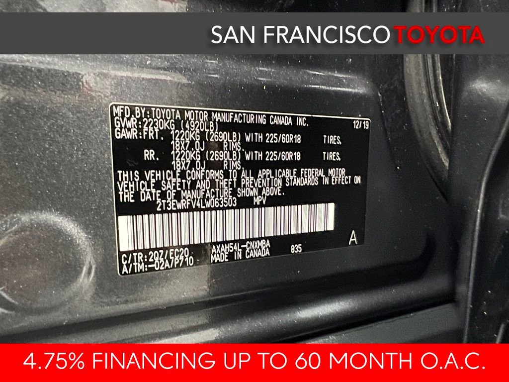 Certified 2020 Toyota RAV4 XSE AWD/4WD image 41