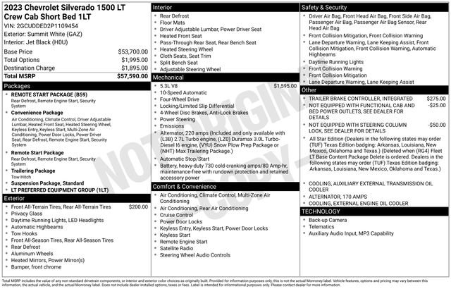 Certified 2023 Chevrolet Silverado 1500 LT AWD/4WD image 6
