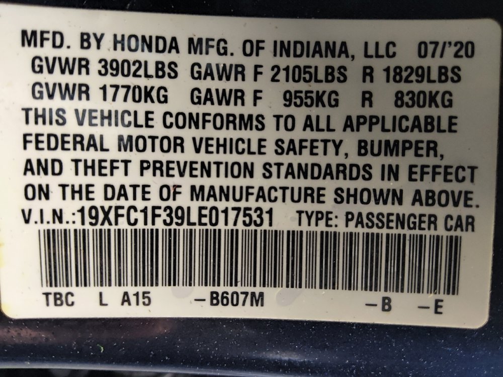 Used 2020 Honda Civic EX image 33