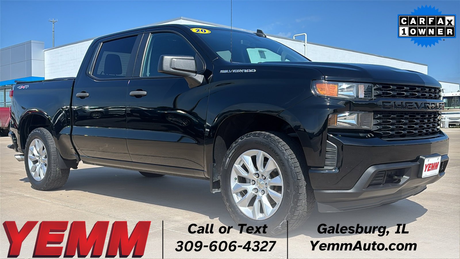 Used 2020 Chevrolet Silverado 1500 Custom w/ Custom Value Package