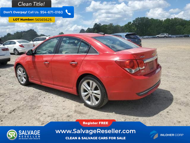 Used 2015 Chevrolet Cruze LTZ w/ Sun, Sound and Sport Package image 3