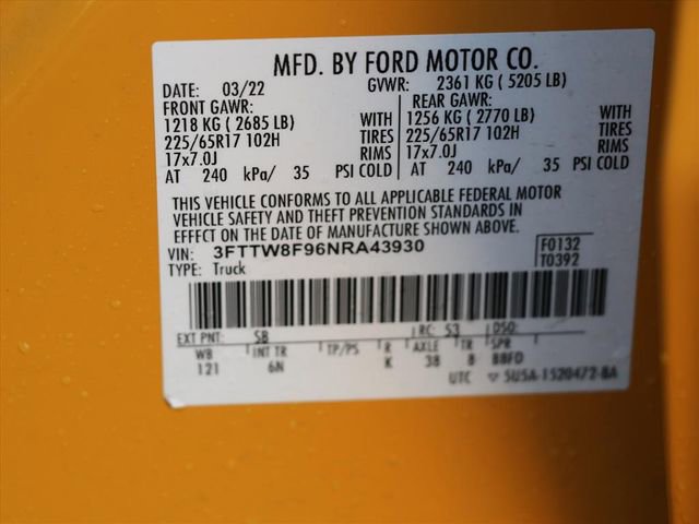 Used 2022 Ford Maverick Lariat w/ Equipment Group 500A Standard image 31