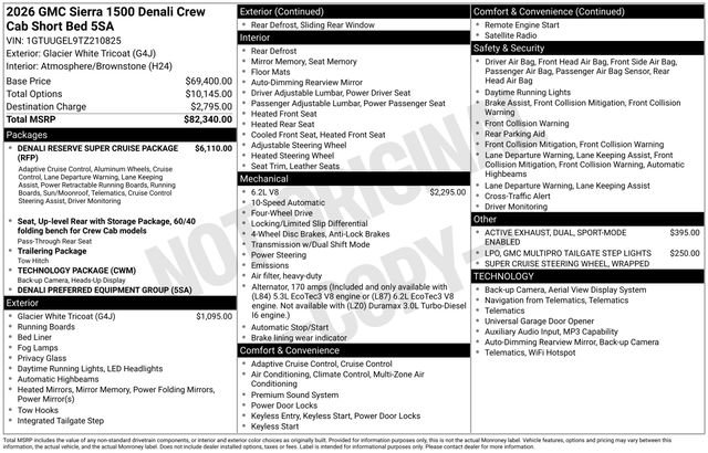 New 2026 GMC Sierra 1500 Denali AWD/4WD image 27
