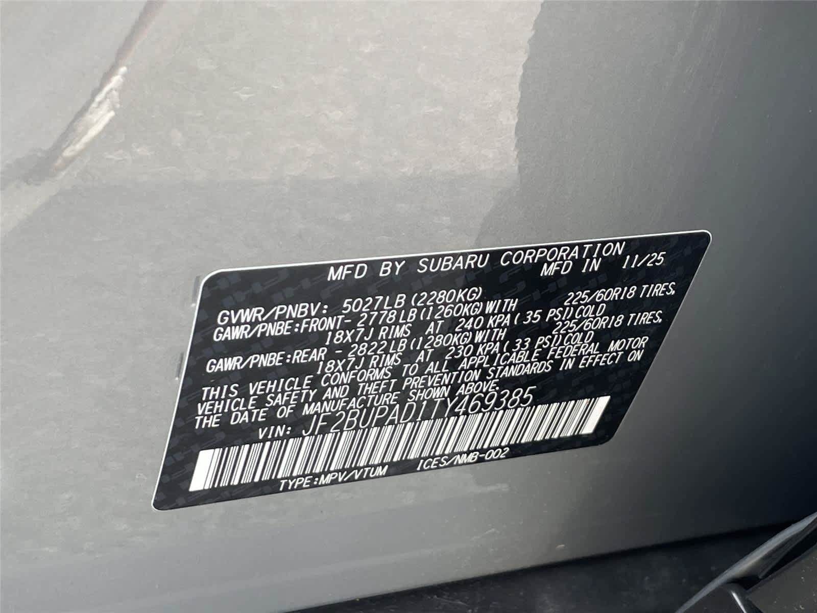 Used 2026 Subaru Outback Premium AWD/4WD image 31