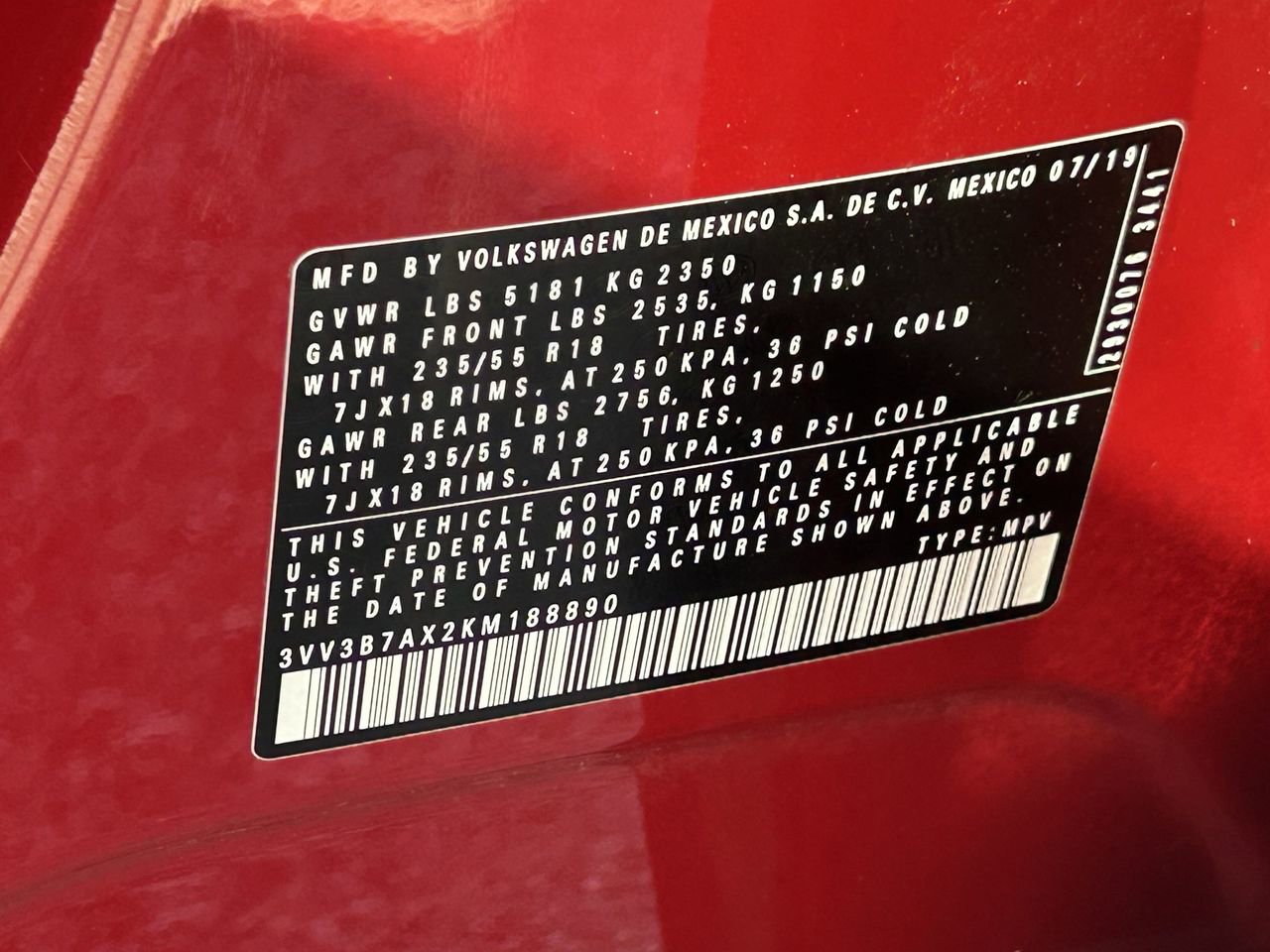 Used 2019 Volkswagen Tiguan SEL image 13