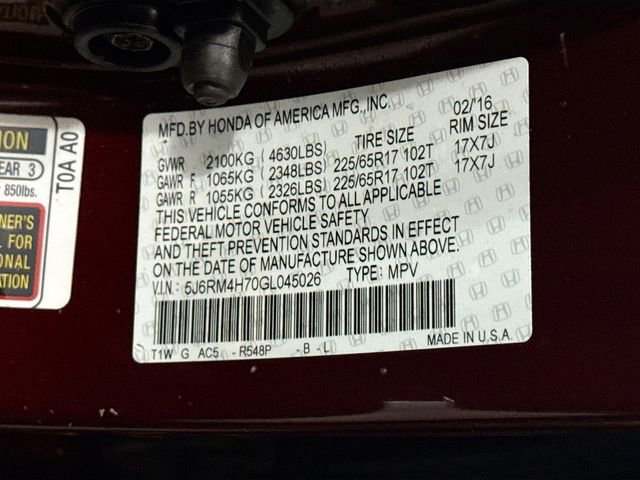 Used 2016 Honda CR-V EX-L image 32