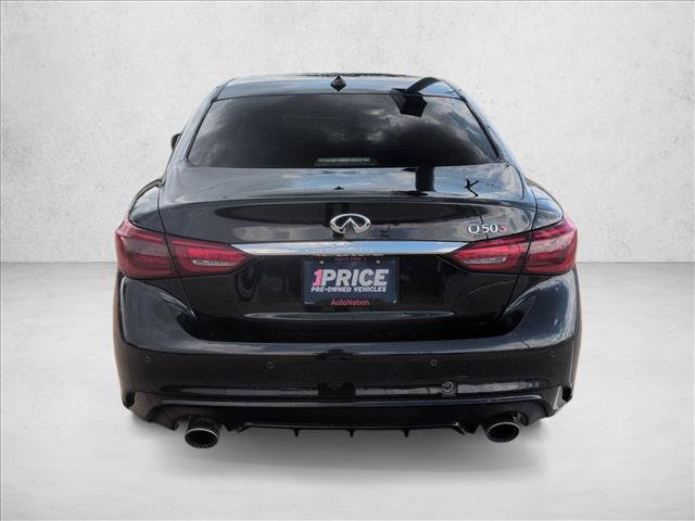Used 2019 INFINITI Q50 Red Sport 400 w/ Sensory Package RWD image 7