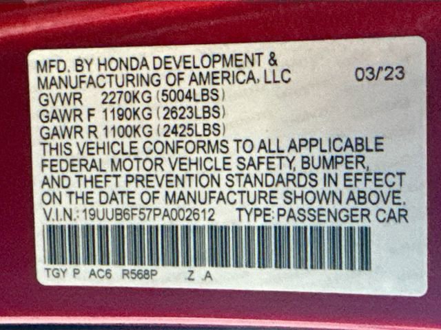 Used 2023 Acura TLX SH-AWD w/ A-SPEC Pkg image 36