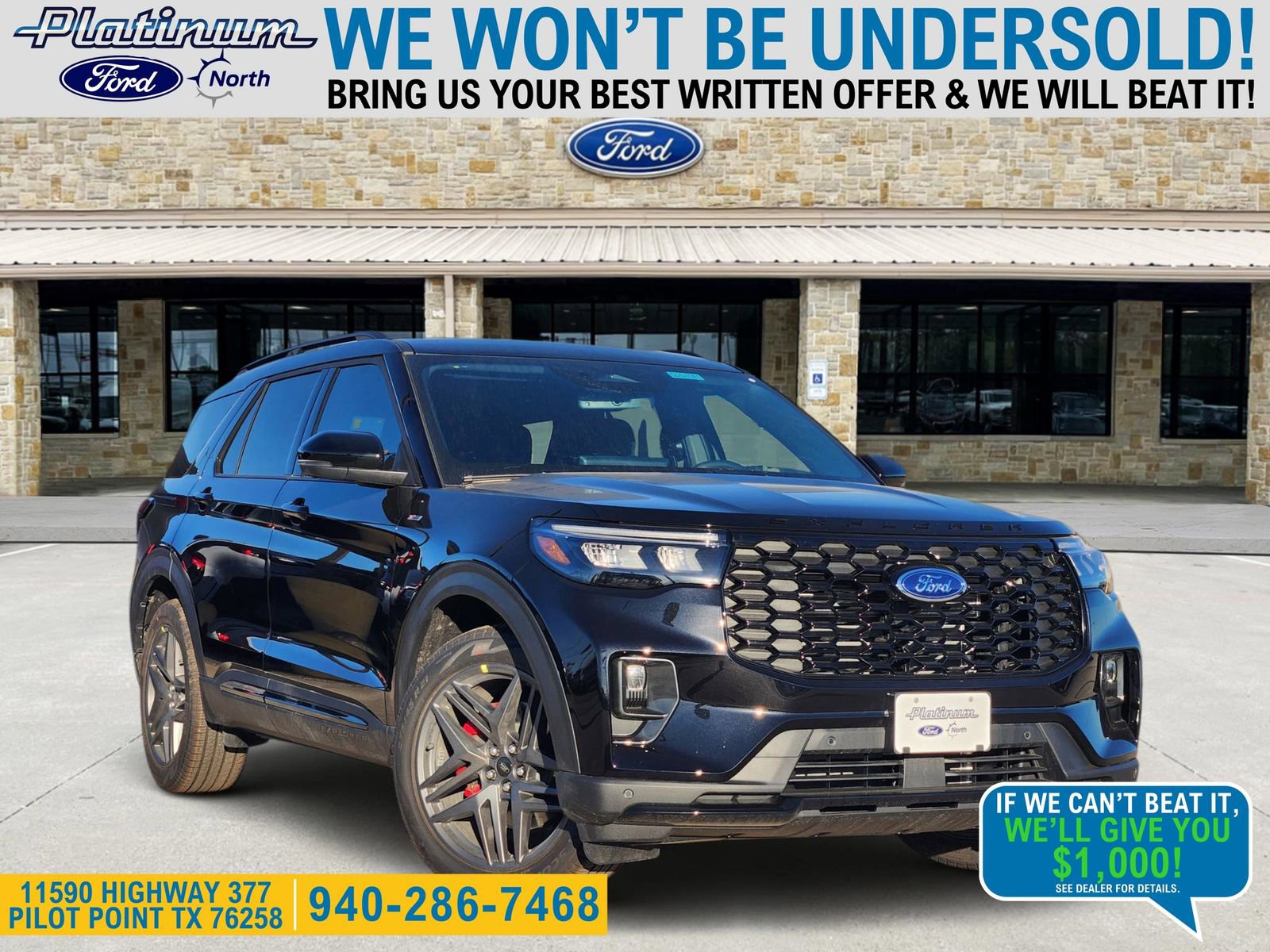 New 2026 Ford Explorer ST-Line w/ ST-Line Street Pack