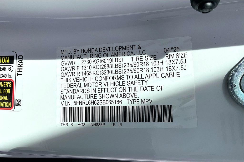 Used 2025 Honda Odyssey EX-L image 45