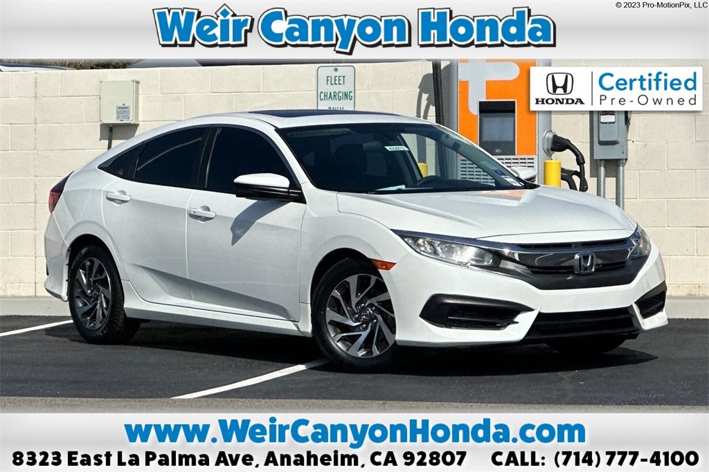 Certified 2017 Honda Civic EX