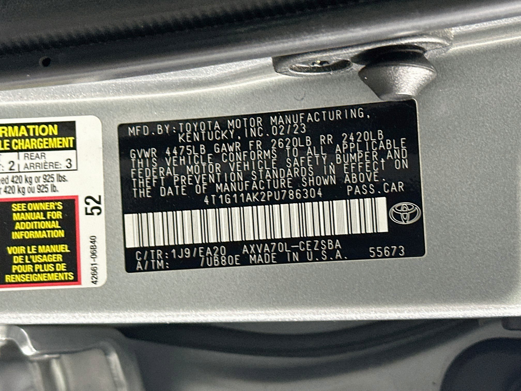 Used 2023 Toyota Camry SE FWD image 12
