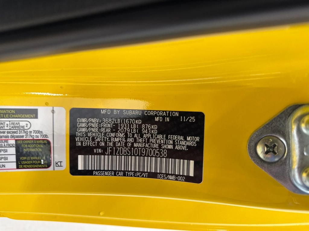 New 2026 Subaru BRZ Series.Yellow image 24