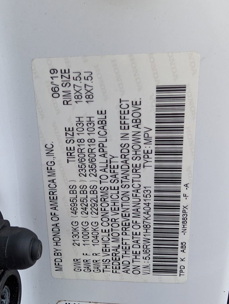 Used 2019 Honda CR-V EX-L image 33