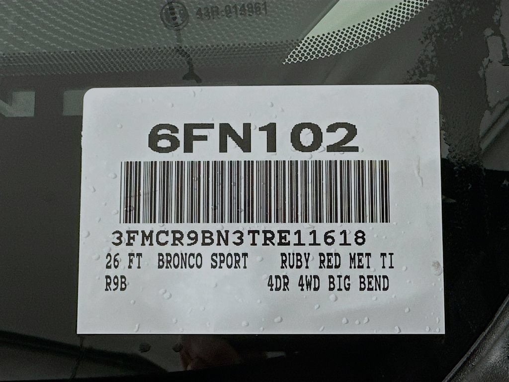 New 2026 Ford Bronco Sport Big Bend w/ Convenience Package AWD/4WD image 22