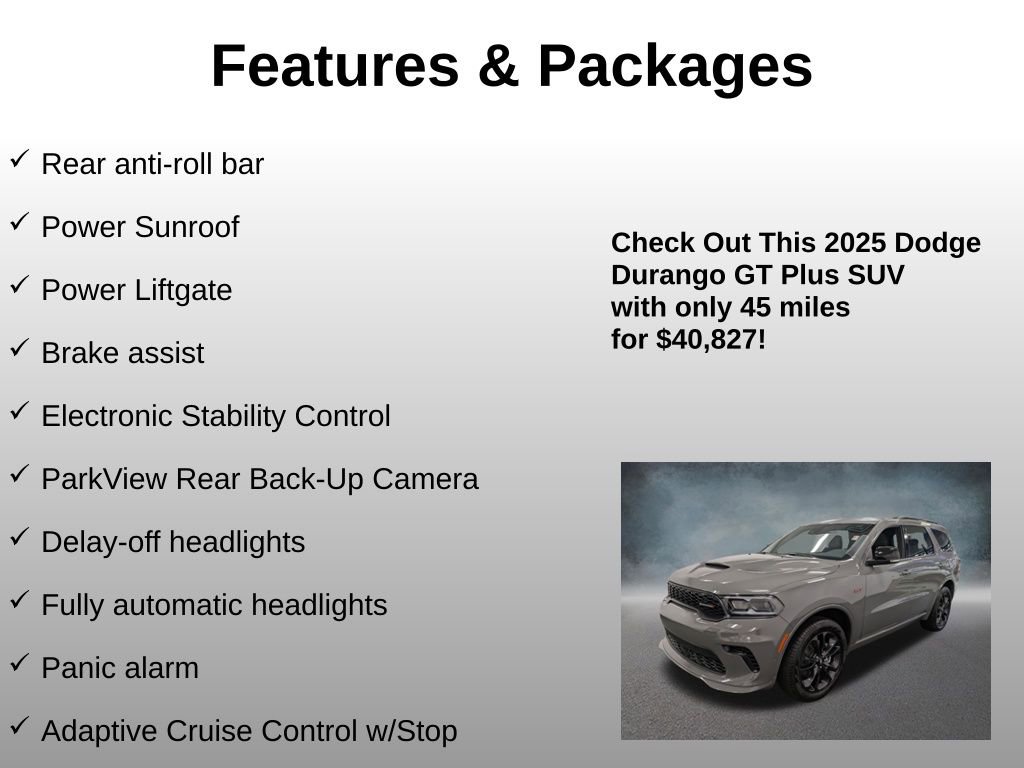 Used 2025 Dodge Durango GT image 21