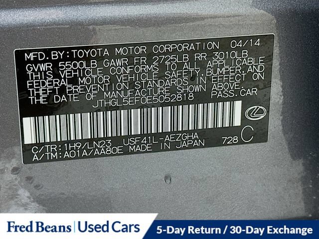 Used 2014 Lexus LS 460 L RWD image 40