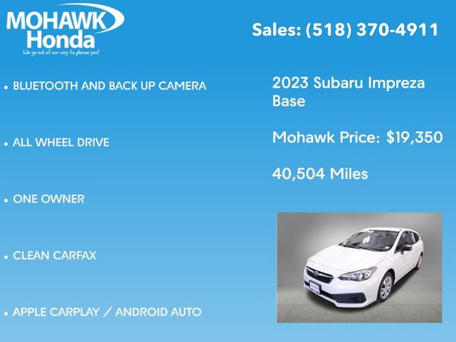 Used 2023 Subaru Impreza 2.0i image 7