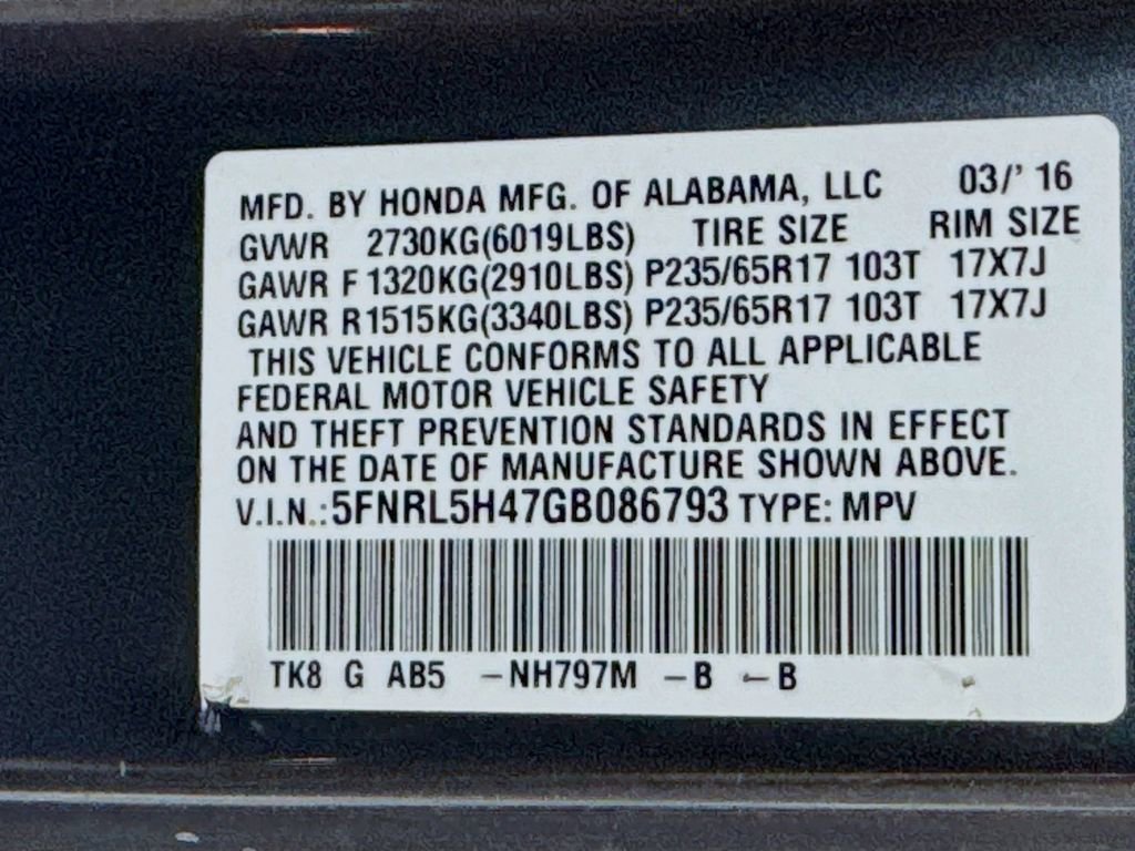 Used 2016 Honda Odyssey EX image 39