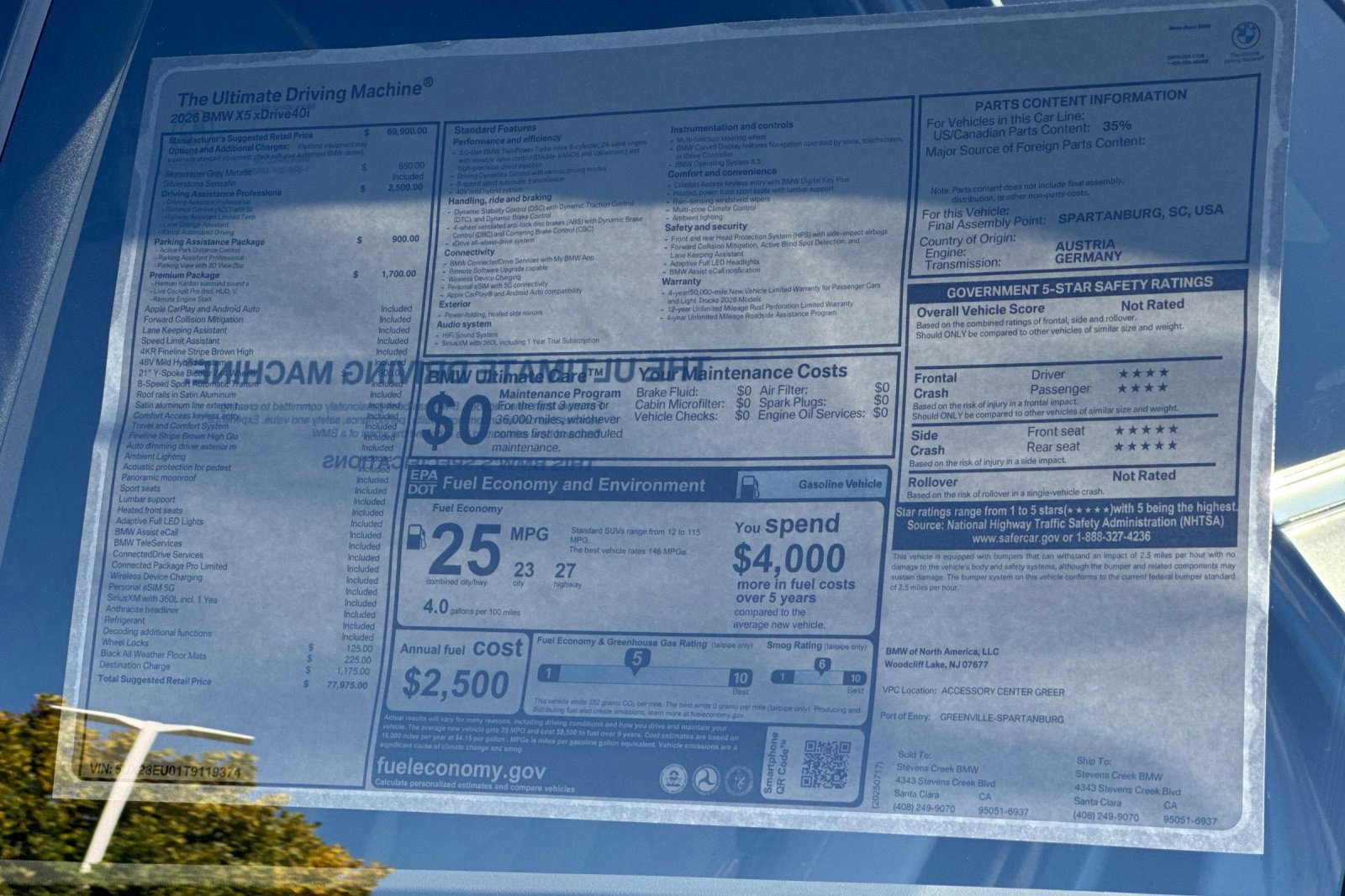 New 2026 BMW X5 xDrive40i image 30