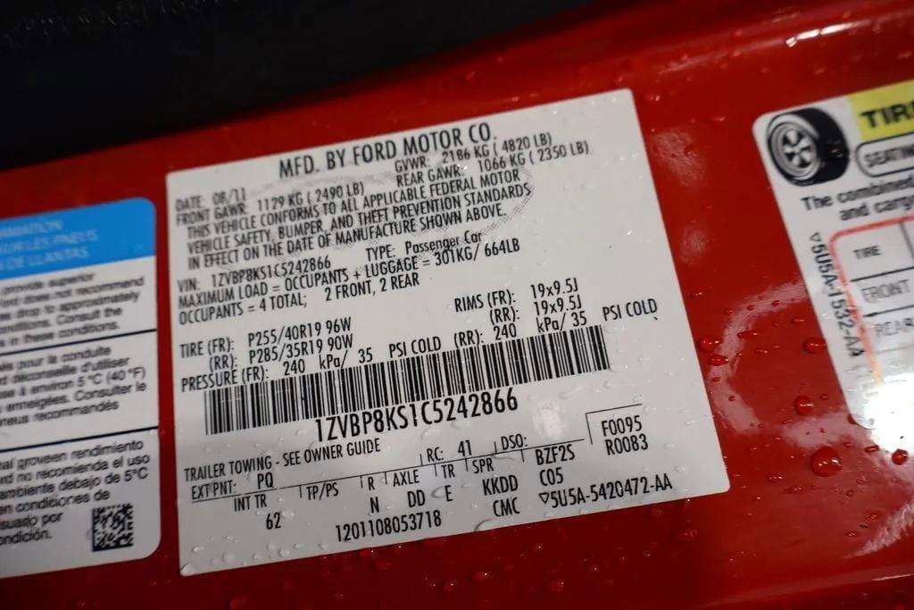 Used 2012 Ford Mustang Shelby GT500 w/ Electronics Pkg image 23