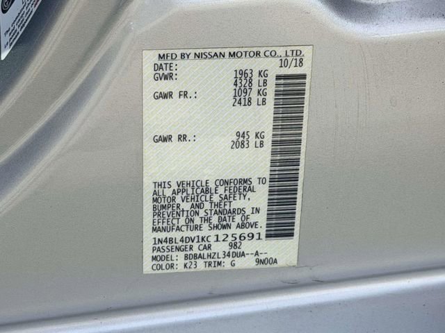 Used 2019 Nissan Altima 2.5 SV image 26