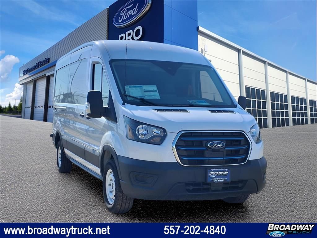 Used 2023 Ford E-Transit Medium Roof w/ Load Area Protection Package image 1