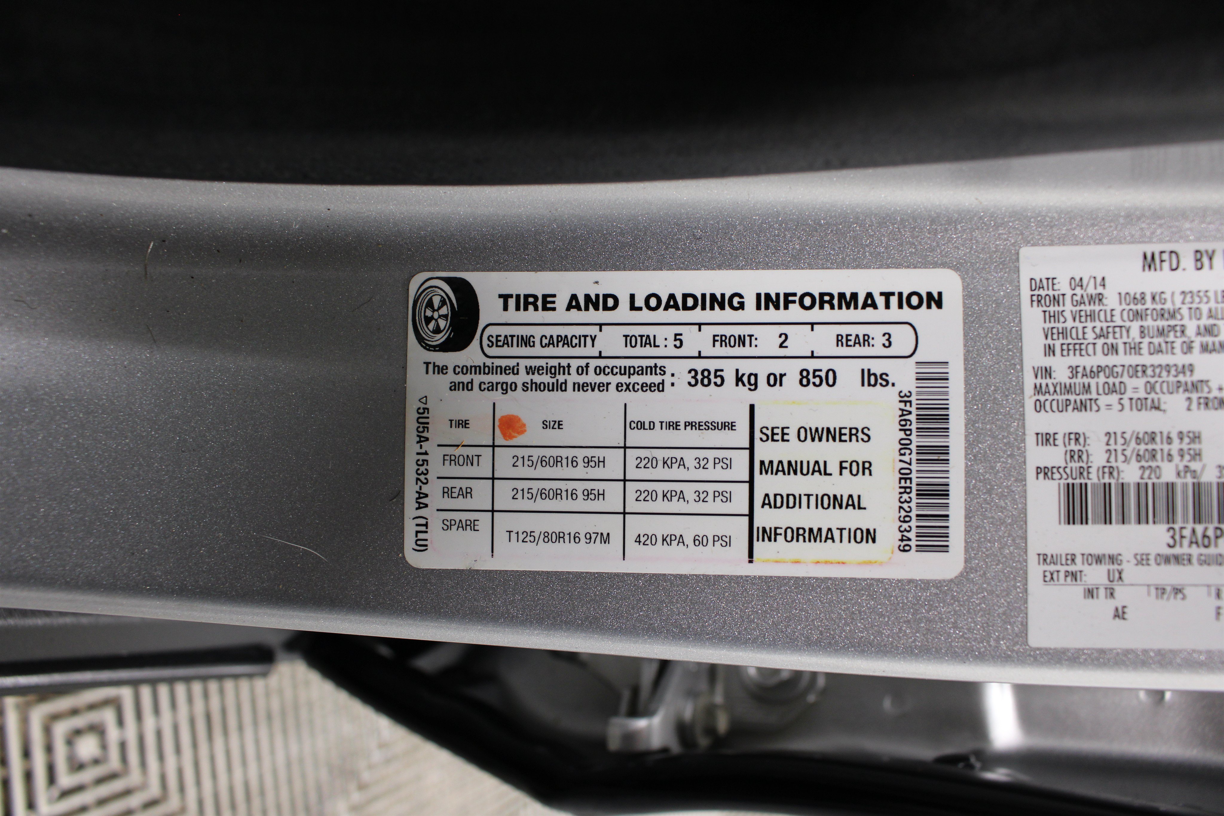 Used 2014 Ford Fusion S FWD image 30