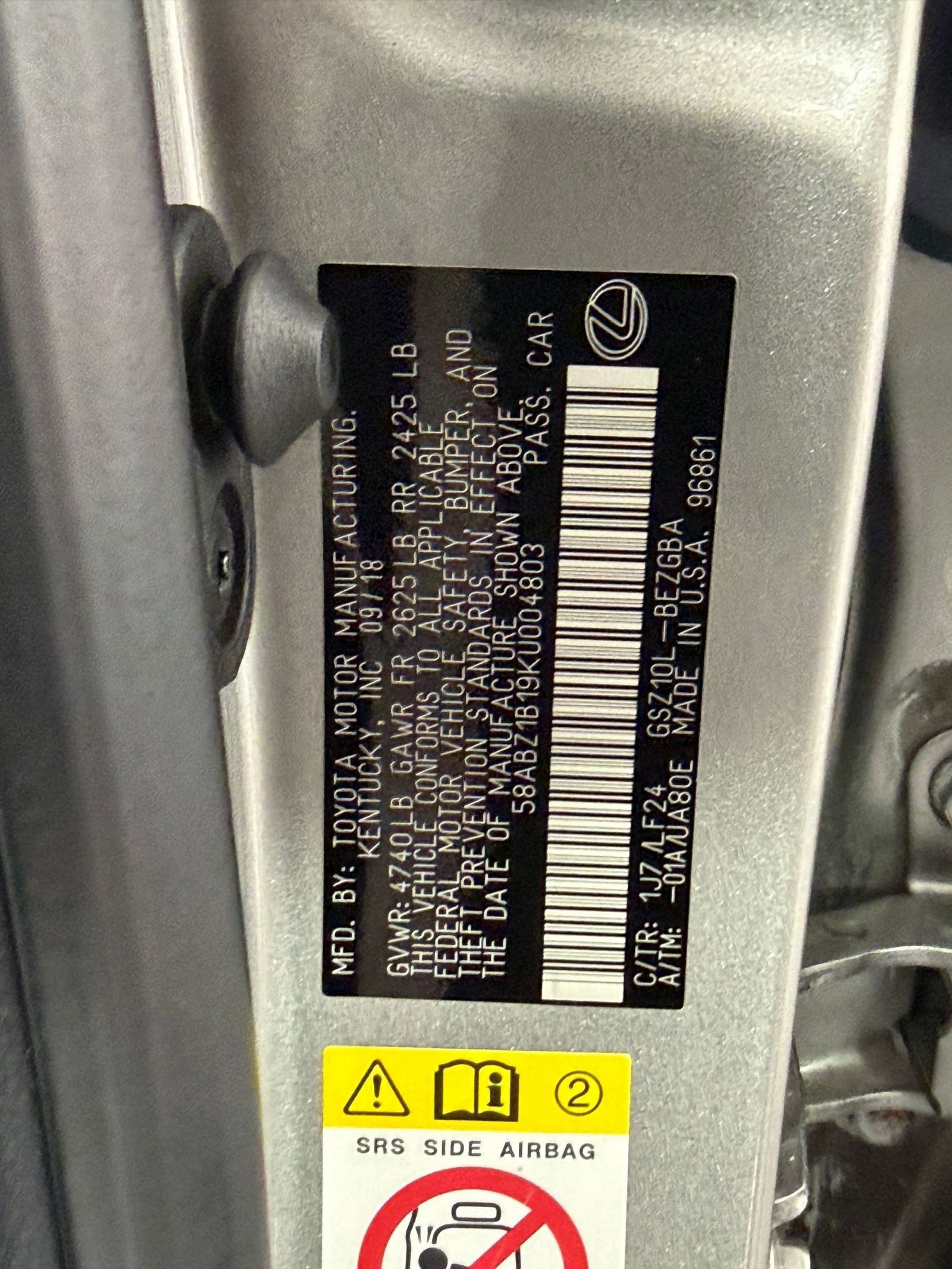 Used 2019 Lexus ES 350 F Sport w/ Accessory Package 2 image 19