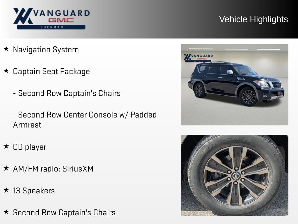 Used 2017 Nissan Armada Platinum w/ Captain Seat Package RWD image 5
