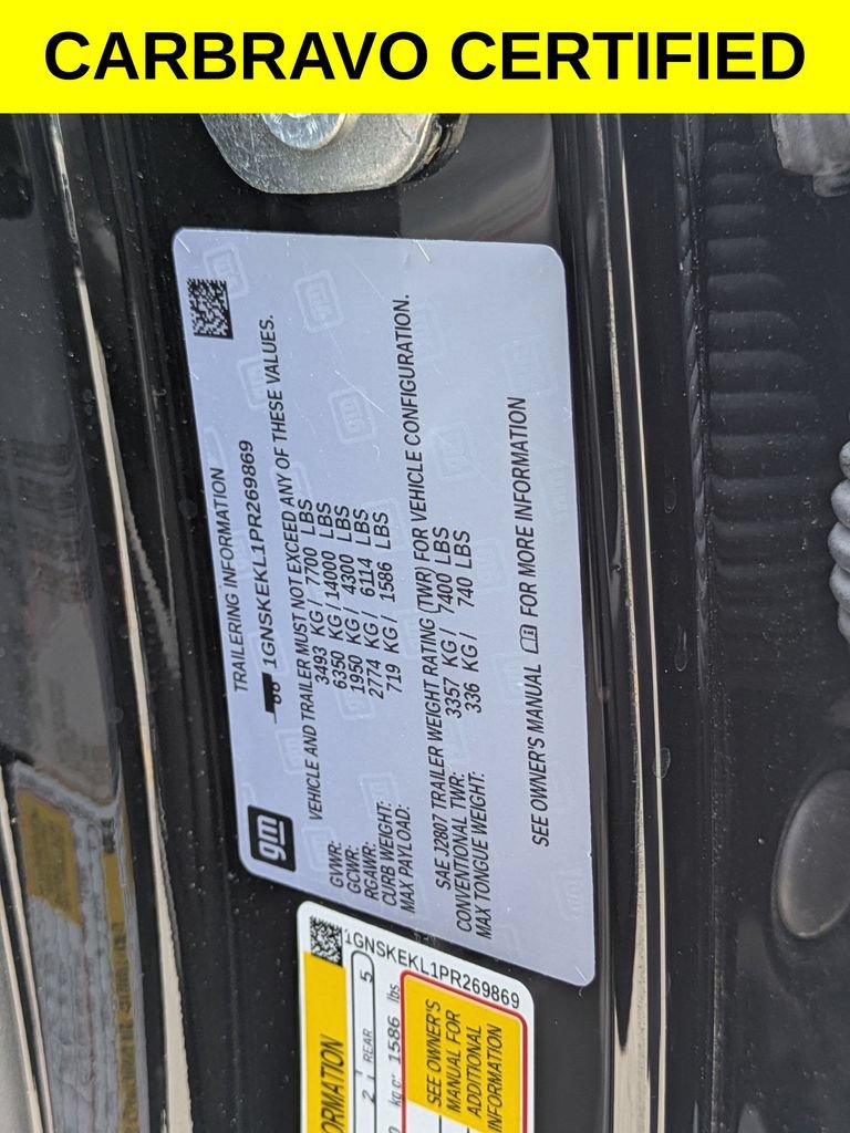 Certified 2023 Chevrolet Suburban RST w/ Sport Performance Package AWD/4WD image 46