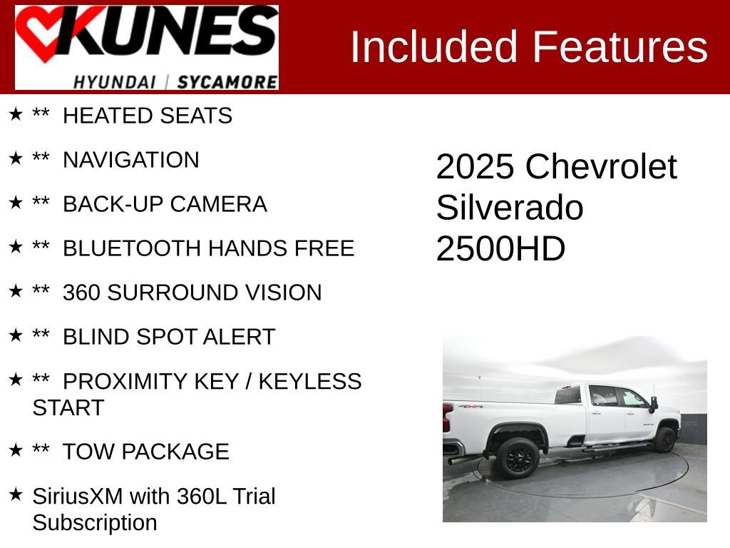Used 2025 Chevrolet Silverado 2500 LT w/ Safety Package AWD/4WD image 2