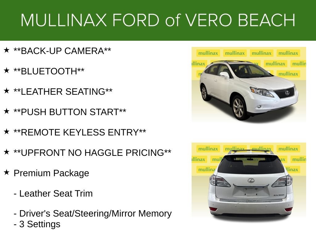 Used 2012 Lexus RX 350 FWD w/ Premium Pkg image 5