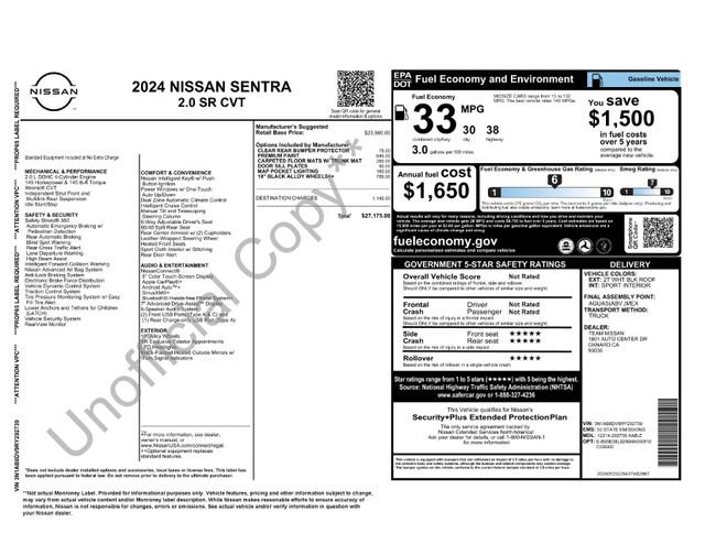 Used 2024 Nissan Sentra SR FWD image 12