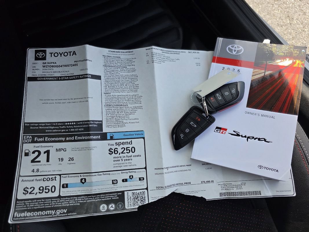 Used 2026 Toyota Supra w/ Driver Assist Package image 34